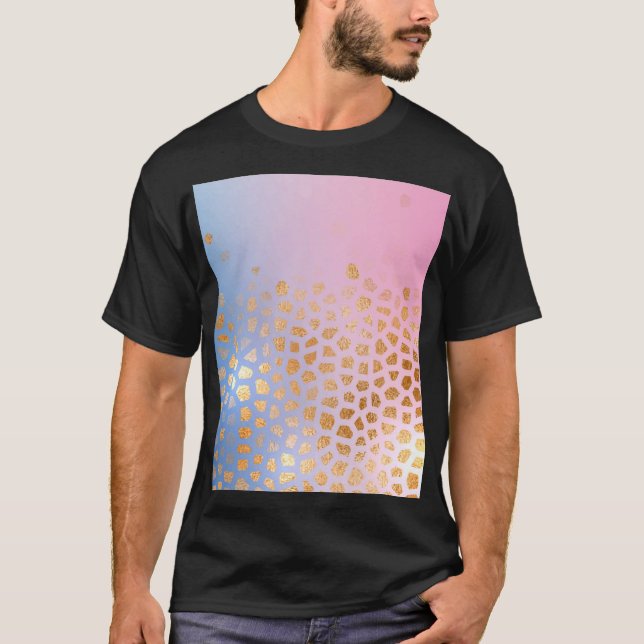 Gold texture: gradient abstract background T-Shirt (Front)