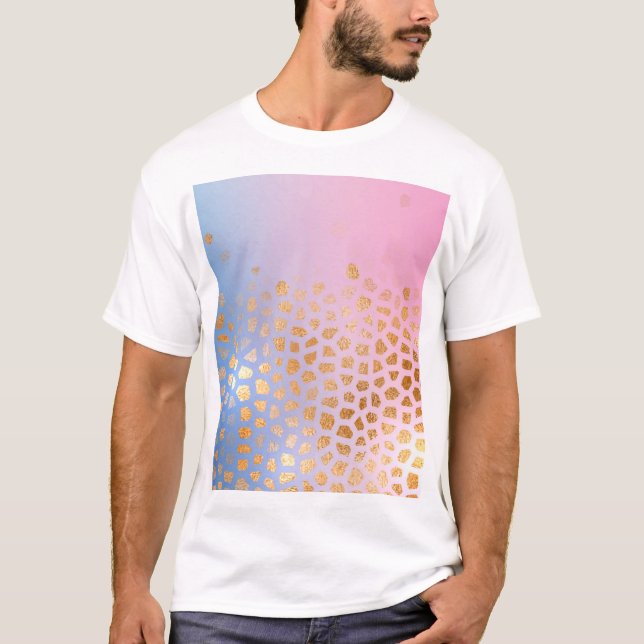Gold texture: gradient abstract background T-Shirt (Front)
