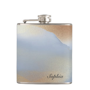 Gold Texture  Hip Flask