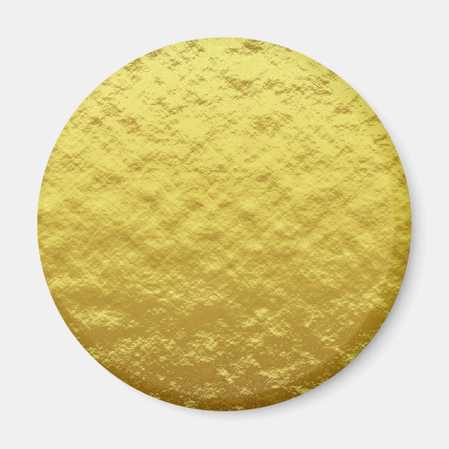 Gold Texture Pattern (Luxurious Golden Glow) Magnet (Front)