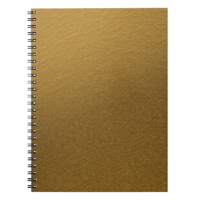 Gold texture shiny golden elegant notebook (Front)