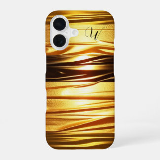 Gold Textured iPhone 16 Case
