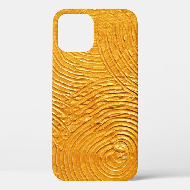Gold textured surface,  golden background,  painti Case-Mate iPhone case (Back)