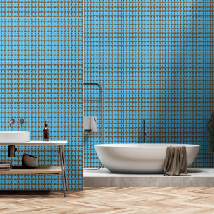 Gold Thor Hammer blue smooth vinyl wallpaper