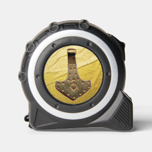 Gold Thor Hammer Gold Vein tape measure 1
