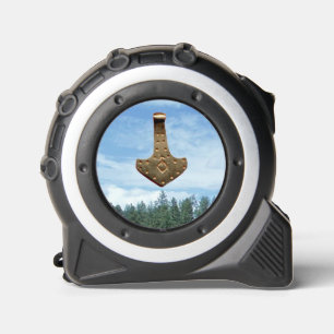 Gold Thor Hammer trees tape measure 1