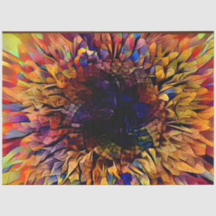 Gold Tiger Sunflower Elegant Collection Tissue Paper