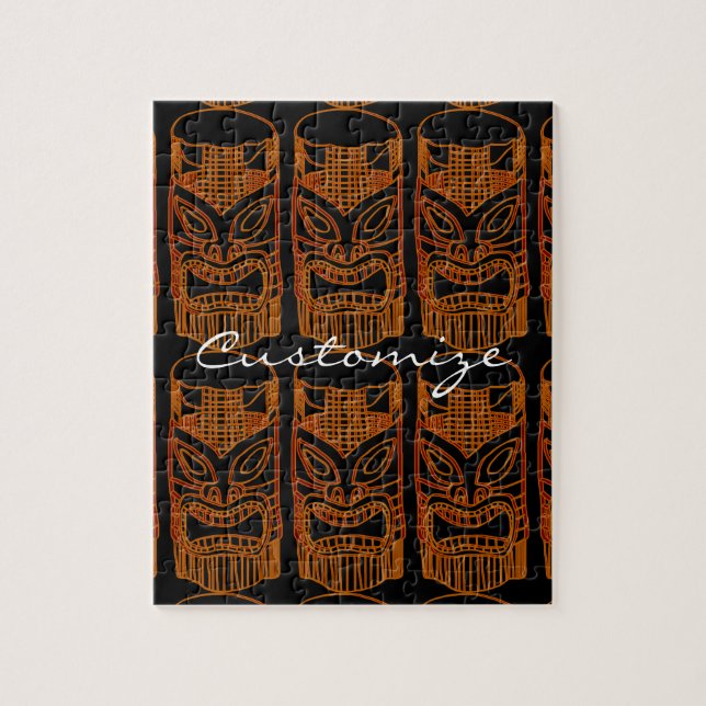 Gold Tiki Sculpture Thunder_Cove Jigsaw Puzzle (Vertical)