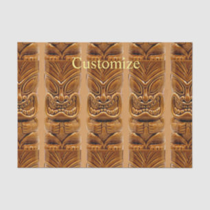 Gold Tiki Sculpture Thunder_Cove Tissue Paper