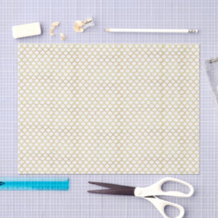 Gold Tone Mermaid Scales Decoupage Tissue Paper