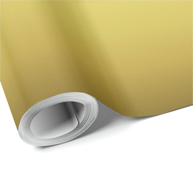Gold Tone Wrapping Paper (Roll Corner)
