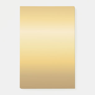 Gold Tones Gentle Colour Flow Versatile Abstract Post-it Notes