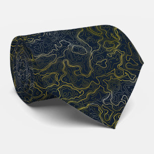 Gold Topography  Tie
