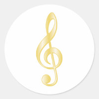 "Gold" Treble Clef