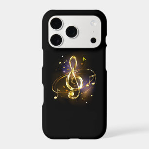 Gold Treble Clef Music