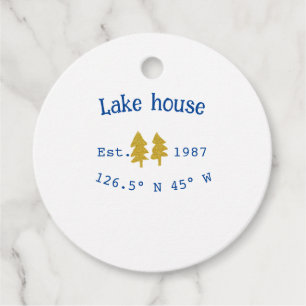 Gold tree blue lake house add coordinate year fami favour tags