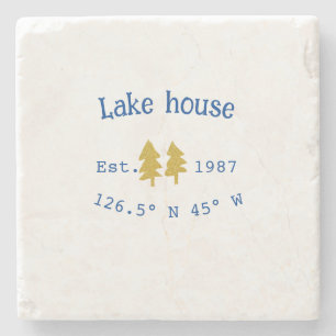 Gold tree blue lake house add coordinate year fami stone coaster