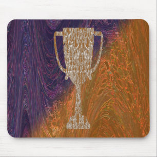 Gold TROPHY : Award Reward Celebration Mouse Pad