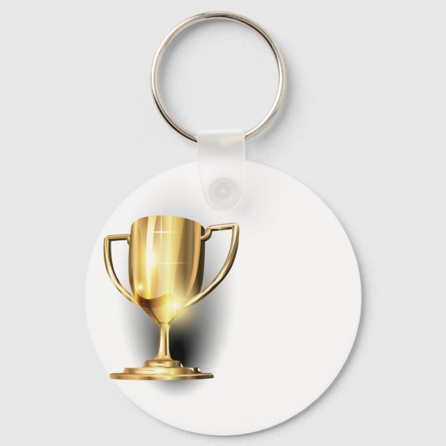 Gold Trophy Key Ring (Front)