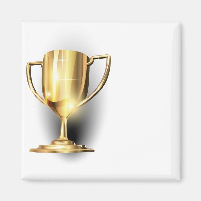 Gold Trophy Magnet (Front)