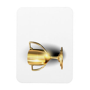 Gold Trophy Magnet