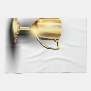 Gold Trophy Tea Towel
