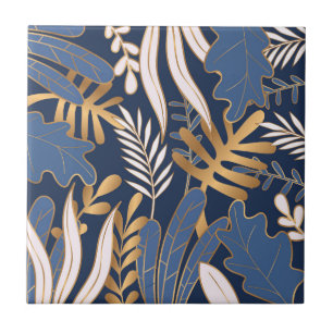 Gold Tropical Ceramic Tile