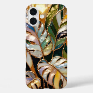 Gold Tropical Leaf Luxury Phone Case