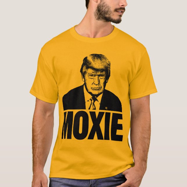 Gold Trump Moxie Tshirt (Front)