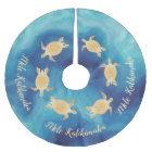 Gold Turtles Blue | Mele Kalikimaka |