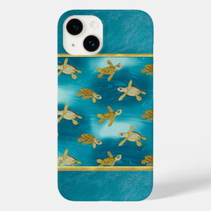 Gold Turtles Cool iPhone Case