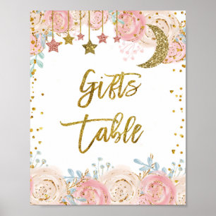 Gold twinkle twinkle star Gifts Table Sign