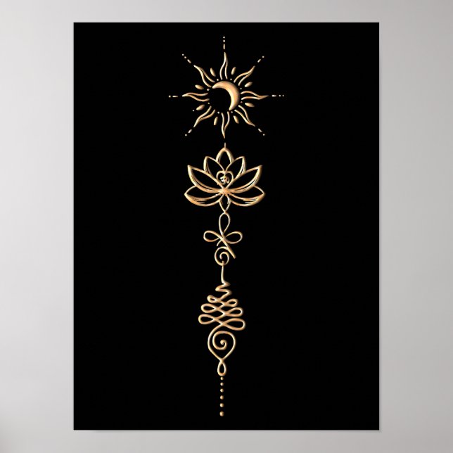 Gold Unalome Group Poster (Front)