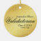 Gold Valedictorian Personalised Gold Christmas