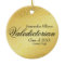 Gold Valedictorian Personalised Gold Christmas