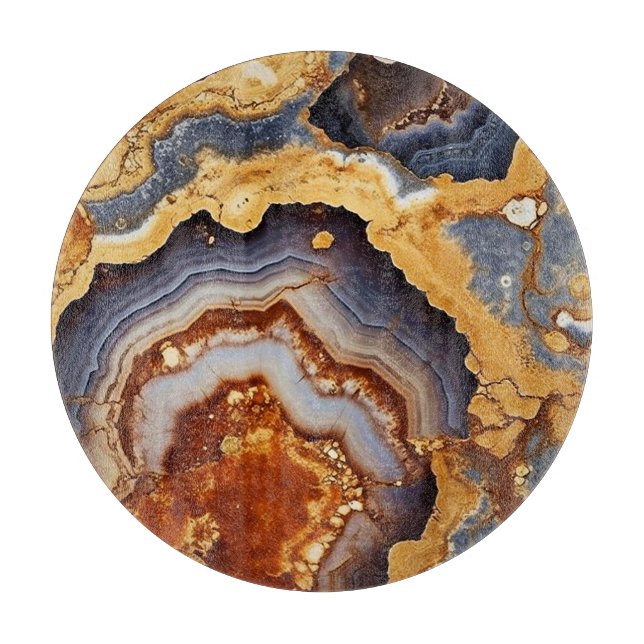 Gold Vein Agate Cutting Board (Front)