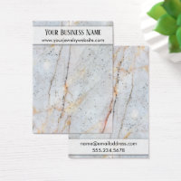 Gold Veined Marble Earring Holder Display Cards