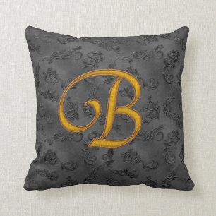Gold Vintage Rose B Cushion