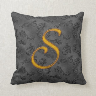 Gold Vintage Rose S Cushion