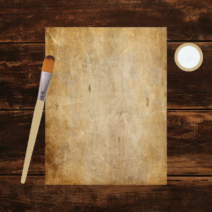 Gold Vintage Scrapbooking Paper Sheet