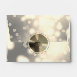 Gold Vinyl Record Envelope