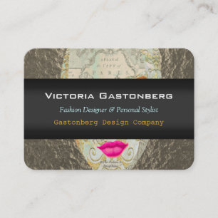 Gold Vivstorm Face of Paris Business Card
