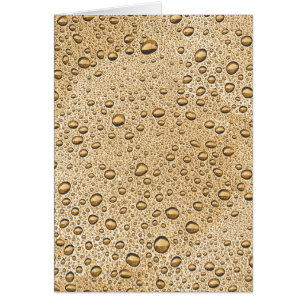 Gold water droplets