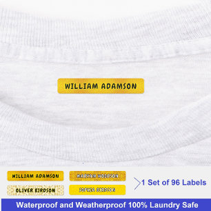 Gold Waterproof Long Last Name   Luxury Clothing