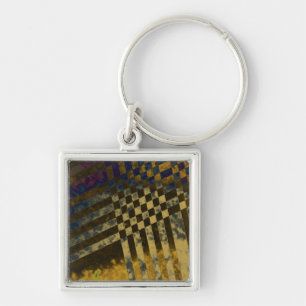 Gold Weave Key Ring