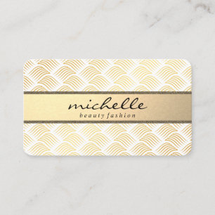 Gold Weave Lux Business Card