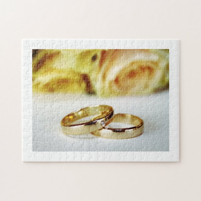 Gold Wedding Bands Jigsaw Puzzle (Horizontal)