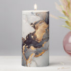 Gold White Black Marble