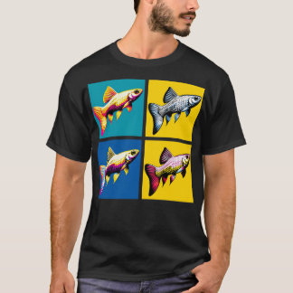 Gold White Cloud Mountain Minnow Cool Aquarium Fis T-Shirt