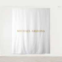 Gold & White Colour Minimalist Simple Plain Modern